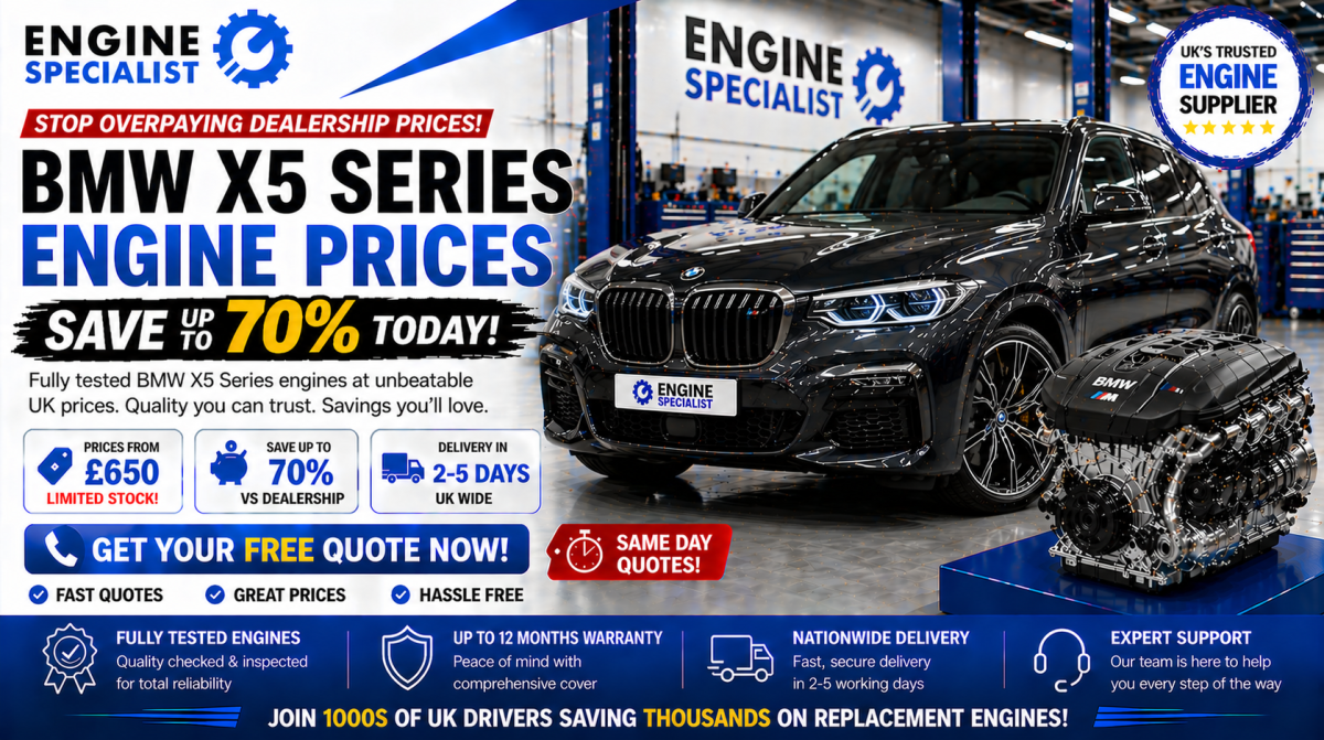 bmw X5 series engine prices with engine specialist
